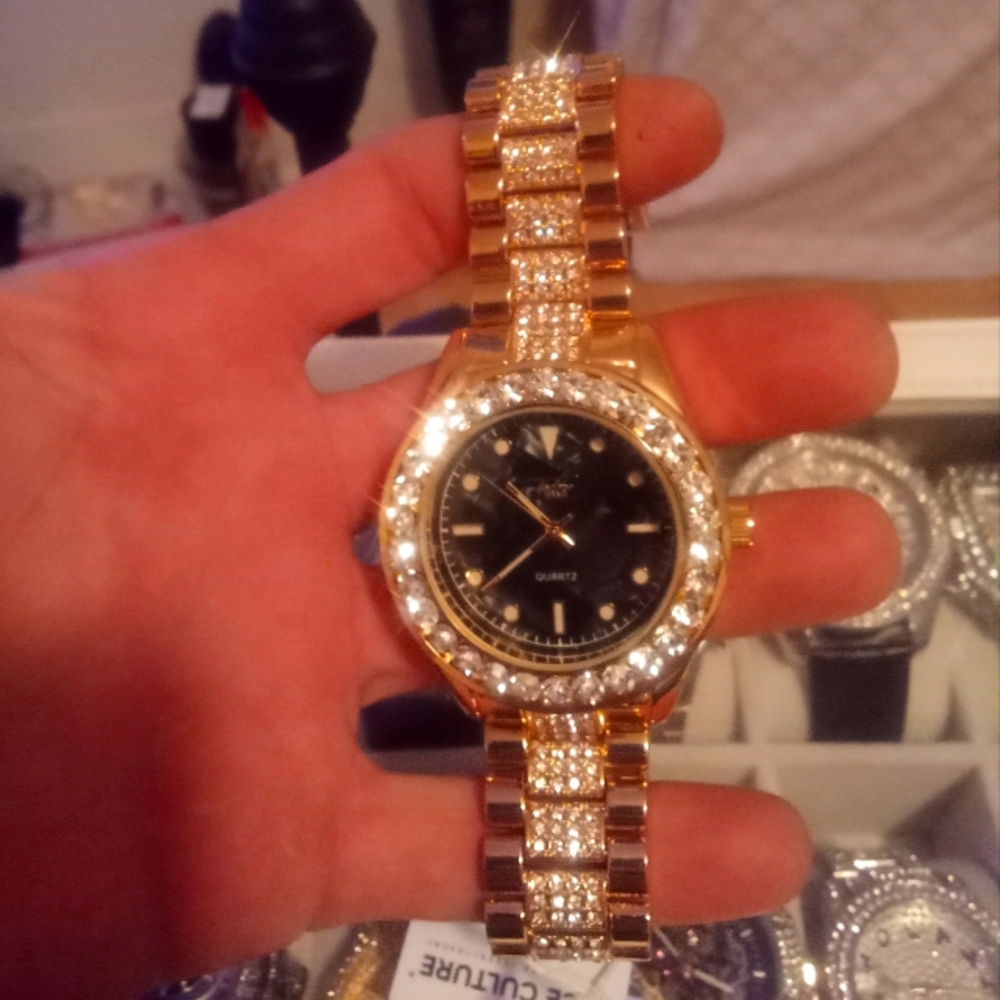 Techno Pave iced out watch